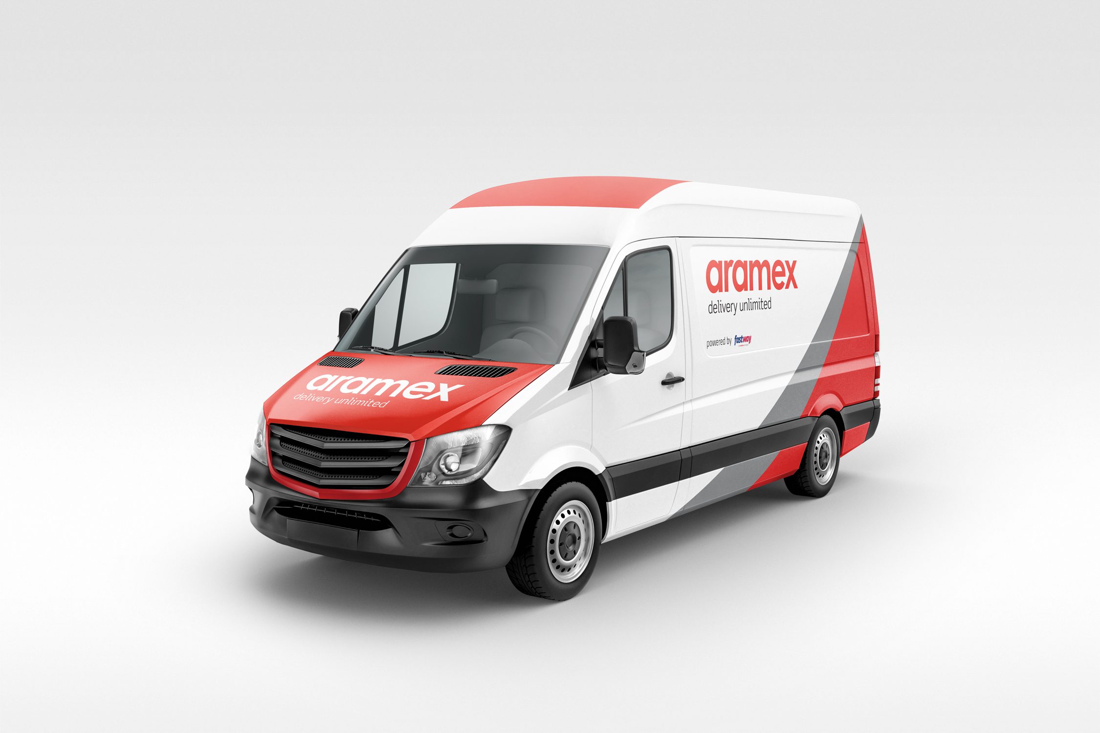 Aramex: Vehicle Signage Concept 1 Front