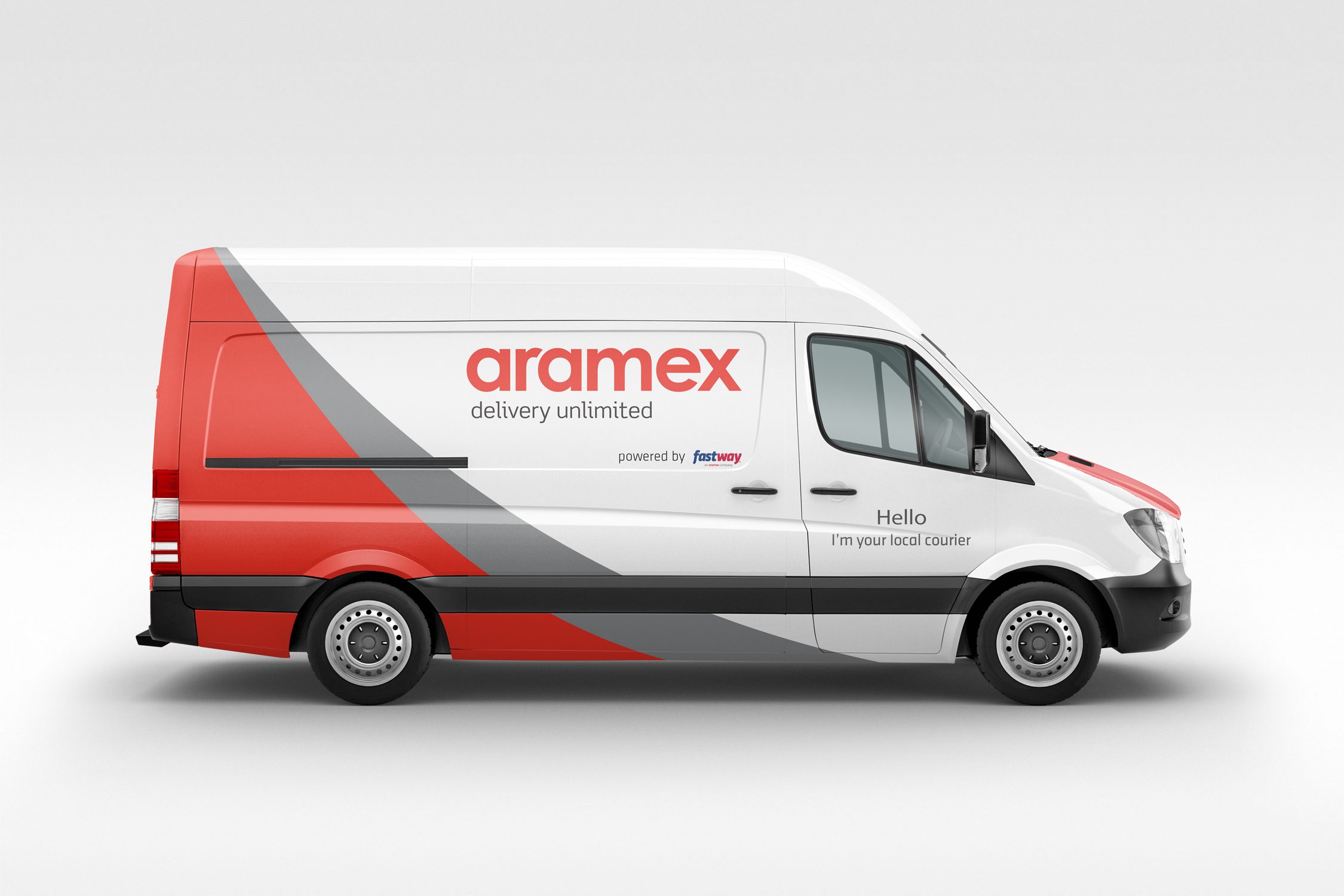 Aramex: Vehicle Signage Concept 1 Side