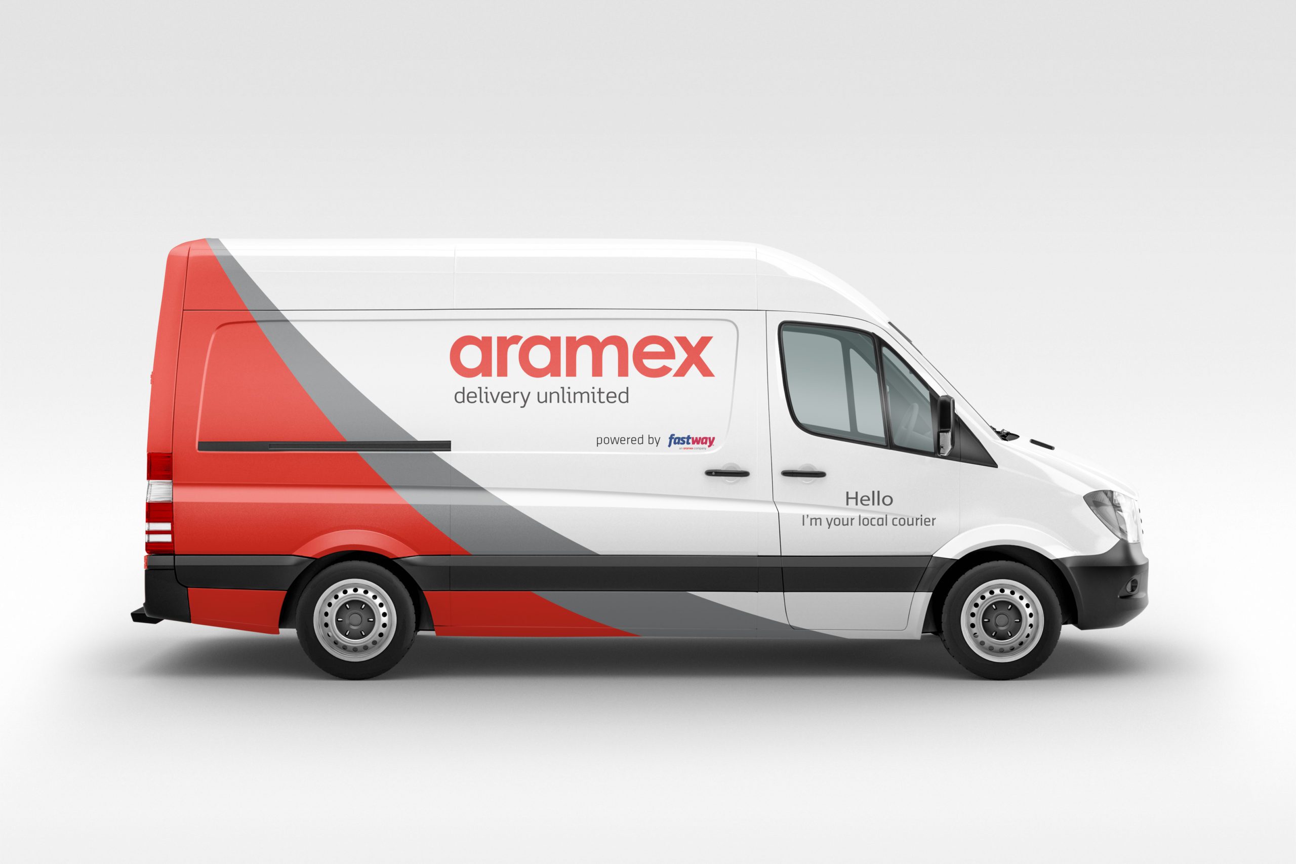 Aramex: Vehicle Signage Concept 2 Side