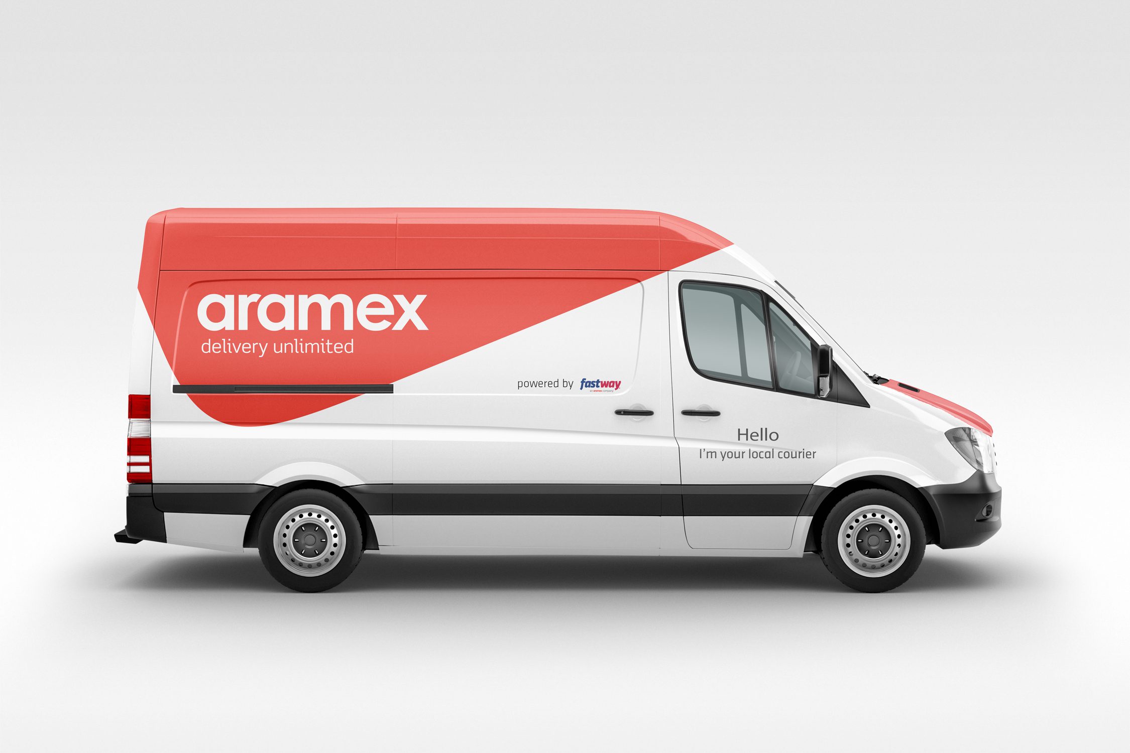 Aramex: Vehicle Signage Concept 3 Side